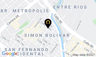 Mapa de Publicast en Bogotá D.C