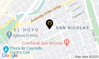 Mapa de Publicidad Angels en Cali