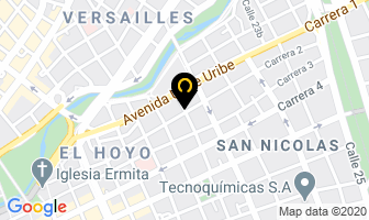 Mapa de Publicidad Comercial Litografia en Cali