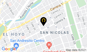 Mapa de Publicidad Integral De Colombia Ltda. en Cali