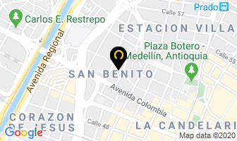 Mapa de Publiestampados Sandra en Medellín