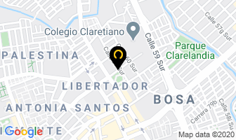 Mapa de Publigraficas Mv en Bogotá D.C