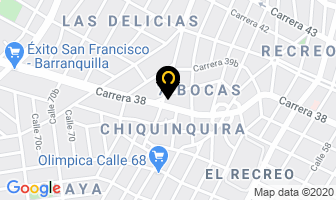 Mapa de Publiled Internacional S.a.s. en Barranquilla