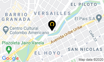 Mapa de Publipantallas en Cali