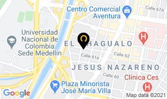 Mapa de Publitar Editores Ltda en Medellín