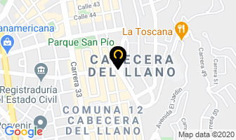 Mapa de Publitruck en Bucaramanga