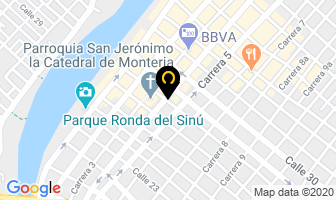 Mapa de Puello Amador Lácides en Montería