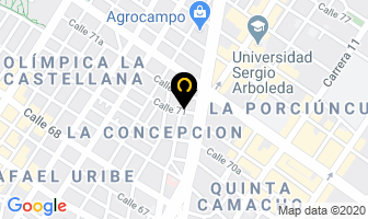 Mapa de Puentes Gentil en Bogotá D.C