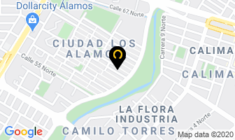 Mapa de Puentes Mahecha Adolfo en Cali