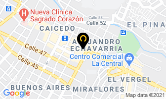 Mapa de Puerto Bilbao en Medellín