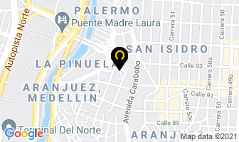 Mapa de Puerto Escondido en Medellín