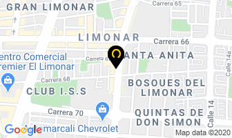 Mapa de Puerto Madero Bar en Cali