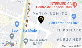 Mapa de Pulido Junco Edgar en Medellín