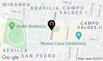Mapa de Pulpas Fruta Fresca en Medellín