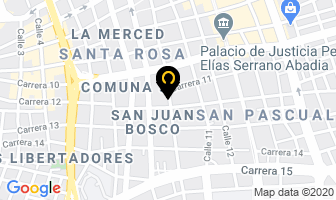 Mapa de Punto 10 Pluma Restaurante en Cali