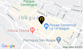 Mapa de Punto Blanco en Ibagué