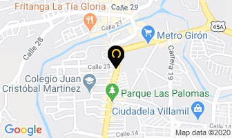 Mapa de Punto Canino La 26 en Girón