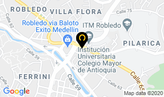 Mapa de Punto Click (Online) en Medellín