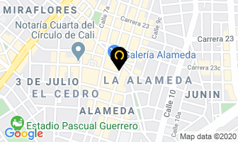 Mapa de Punto Color en Cali
