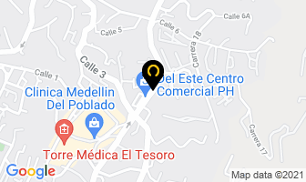 Mapa de Punto De Control Industrial en Medellín
