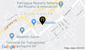 Mapa de Punto De La Moda en Chiquinquirá