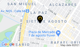 Mapa de Punto Del Parabrisas en Bogotá D.C