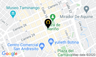 Mapa de Punto Deportes en Pasto