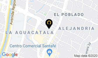 Mapa de Punto Dos Branding en Medellín
