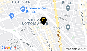 Mapa de Punto Entrega en Bucaramanga