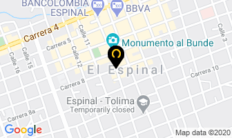 Mapa de Punto Ferretero en Espinal