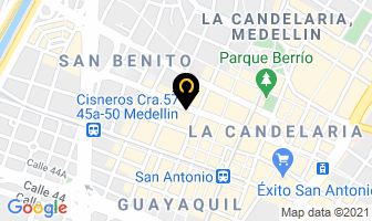 Mapa de Punto Niños en Medellín