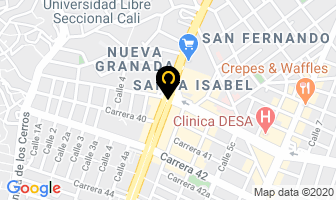 Mapa de Purificando Internacional en Cali