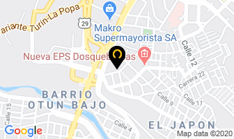 Mapa de Quala S.a. en Dosquebradas