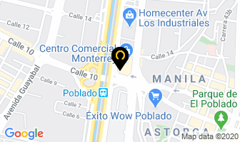 Mapa de Quantica Suministros en Medellín