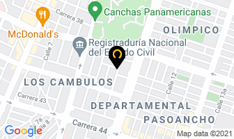 Mapa de Que Buenos Amigos en Cali