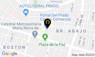 Mapa de Queens Spa en Barranquilla