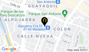 Mapa de Quemi´s en Medellín