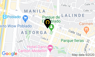Mapa de Quesañas Y Lasañas en Medellín