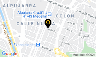 Mapa de Quesitos Mandalay en Medellín