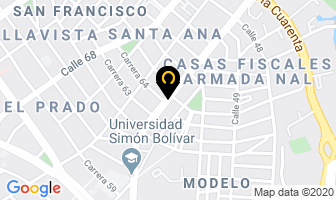 Mapa de Quesos Delikamy en Barranquilla