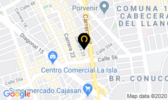 Mapa de Quesos Rapilac en Bucaramanga