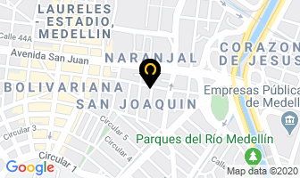 Mapa de Quesos Verona en Medellín