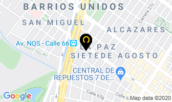 Mapa de Quick Drivers en Bogotá D.C