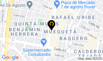 Mapa de Quiero Más en Bogotá D.C