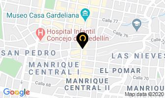 Mapa de Quimacolor en Medellín