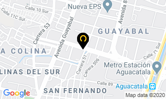 Mapa de Química Básica S.a. en Medellín