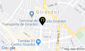 Mapa de Quimica Girardot en Girardot