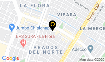 Mapa de Química Integral Colombiana Ltda. en Cali