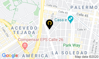 Mapa de Química Mercurio Ltda. en Bogotá D.C