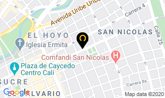Mapa de Química Pura en Cali